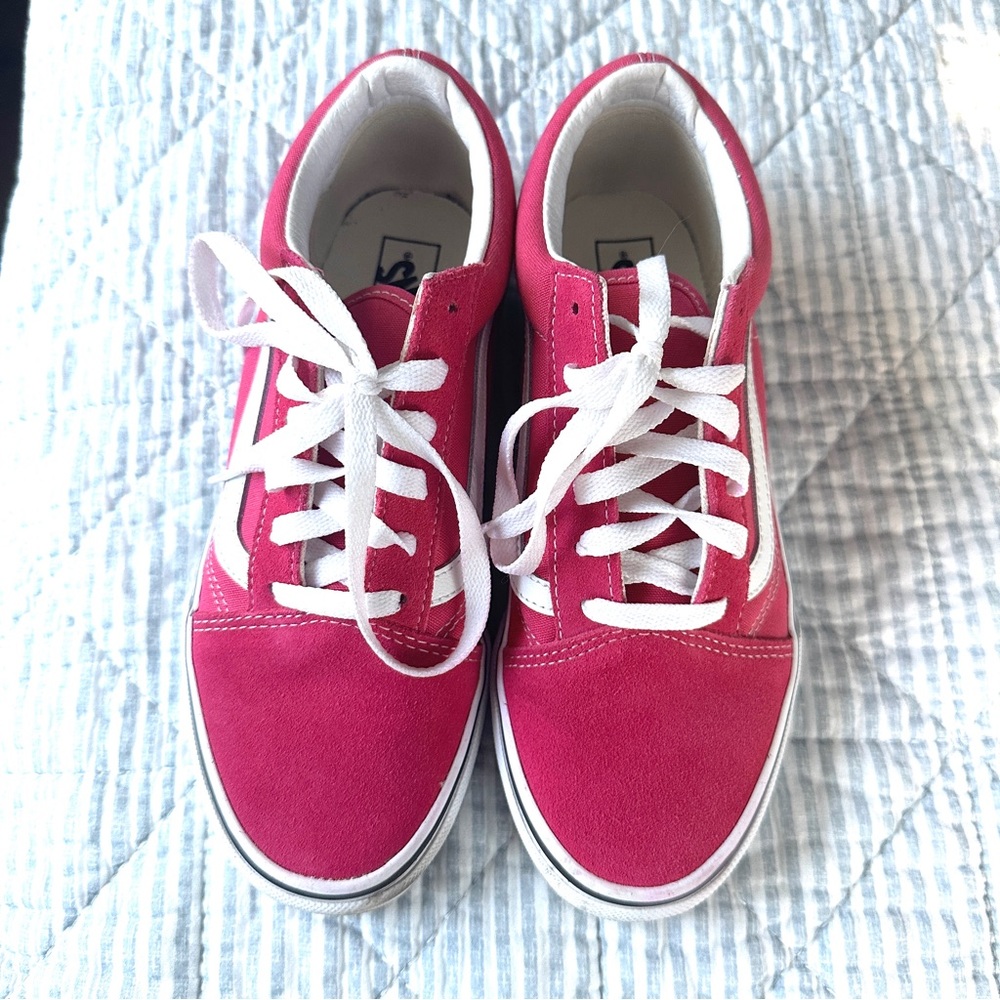 Pre-owned suede vans sneakers size 5